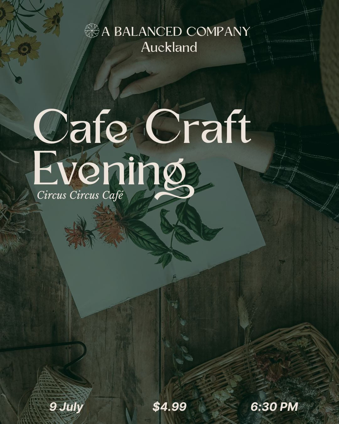 Cafe Craft Evening July