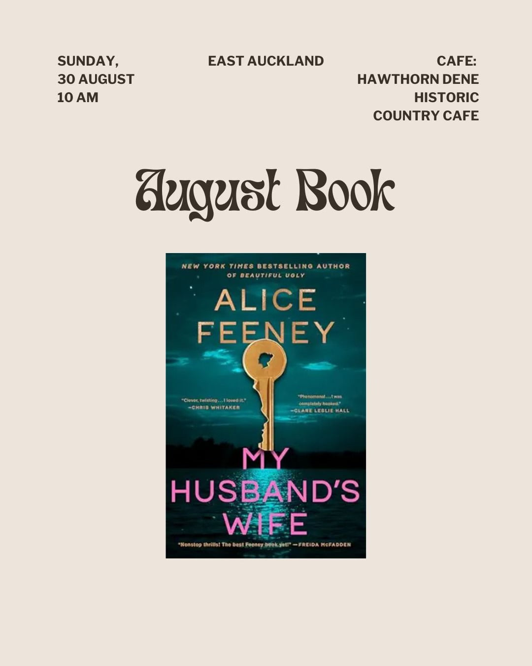 Book Club August