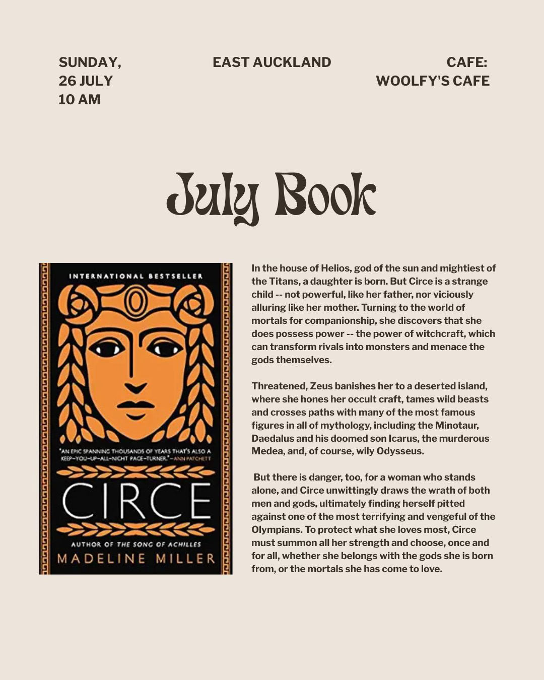 Book Club July