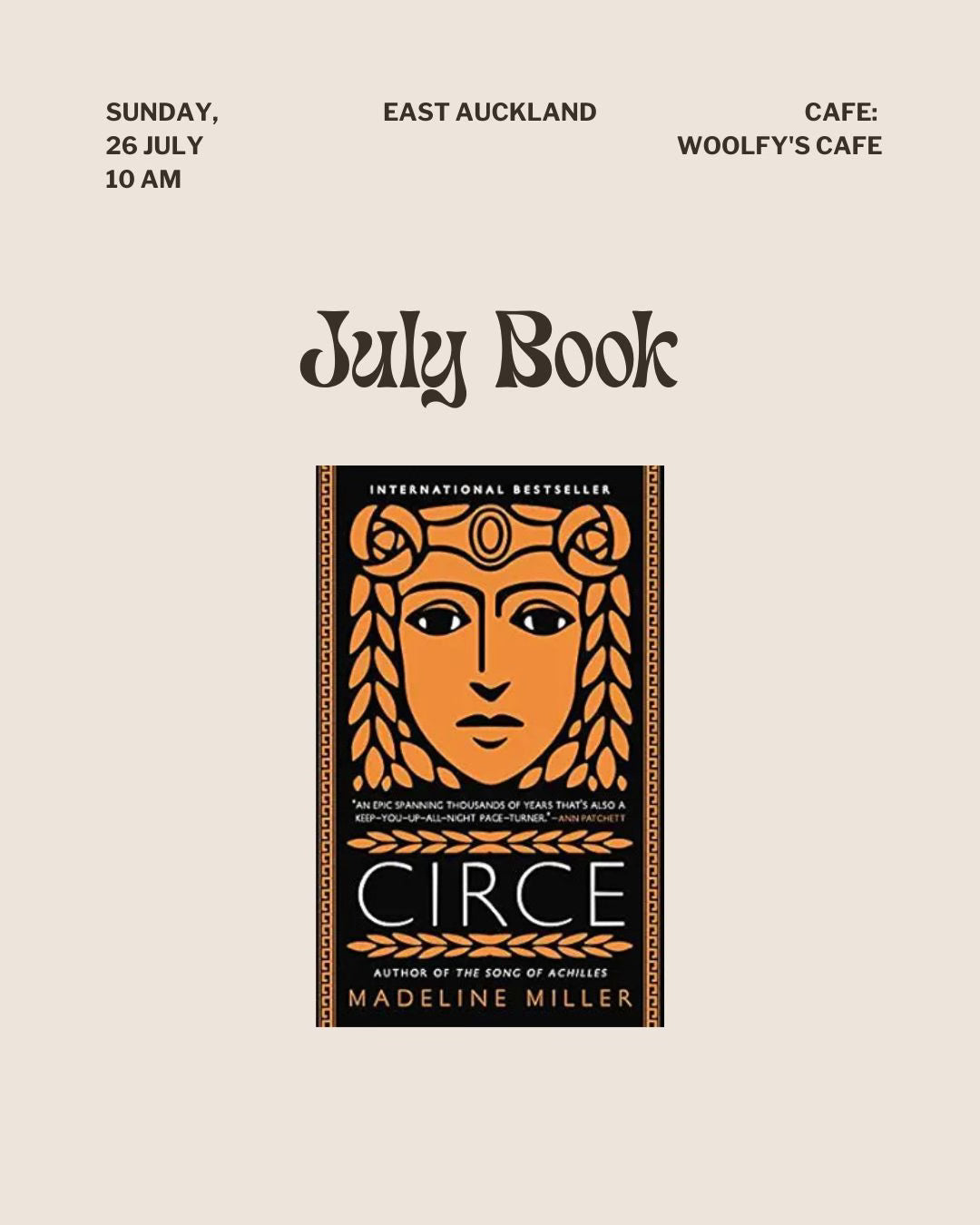 Book Club July